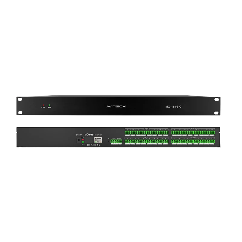 12v 16 sur 16 OUT Processeur audio numérique