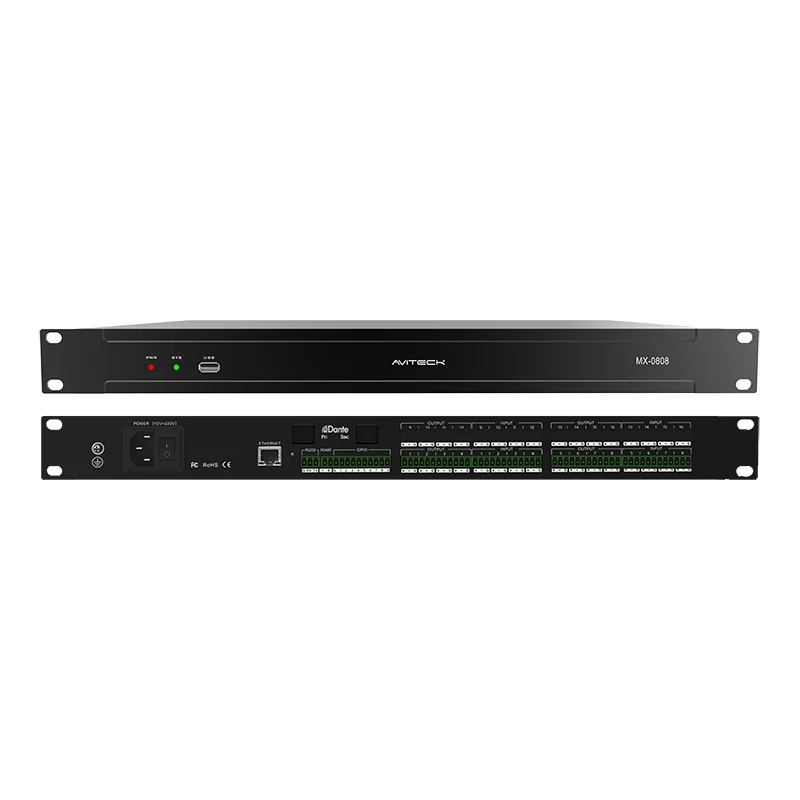 Processeur audio numérique de 8 sur 8