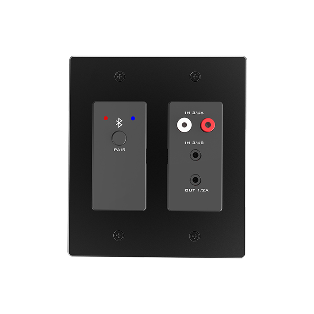 Interface audio du réseau de plaque murale Bluetooth Dante 4 CH